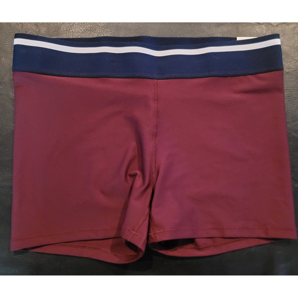 DSG Women's Compression Mid Rise Shorts Burgundy Size M 3" Inseam New With Tags